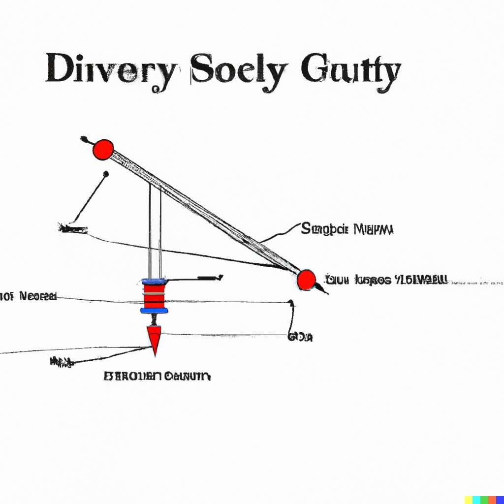 the discovery of gravity, drawing, schematic